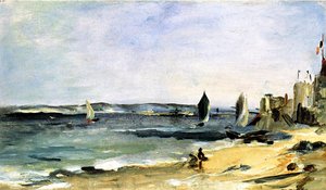 La orilla del mar, Arcachon, 1871